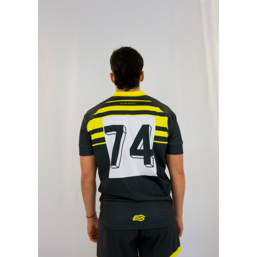 Maillot de rugby sublimé col polo