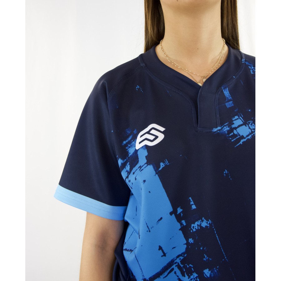 Maillot de rugby sublimé col V