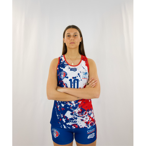 Débardeur de Beach volley femme dos classique