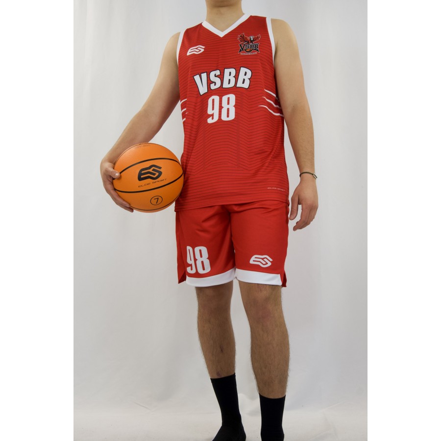 Tenue de basket sublimée réversible
