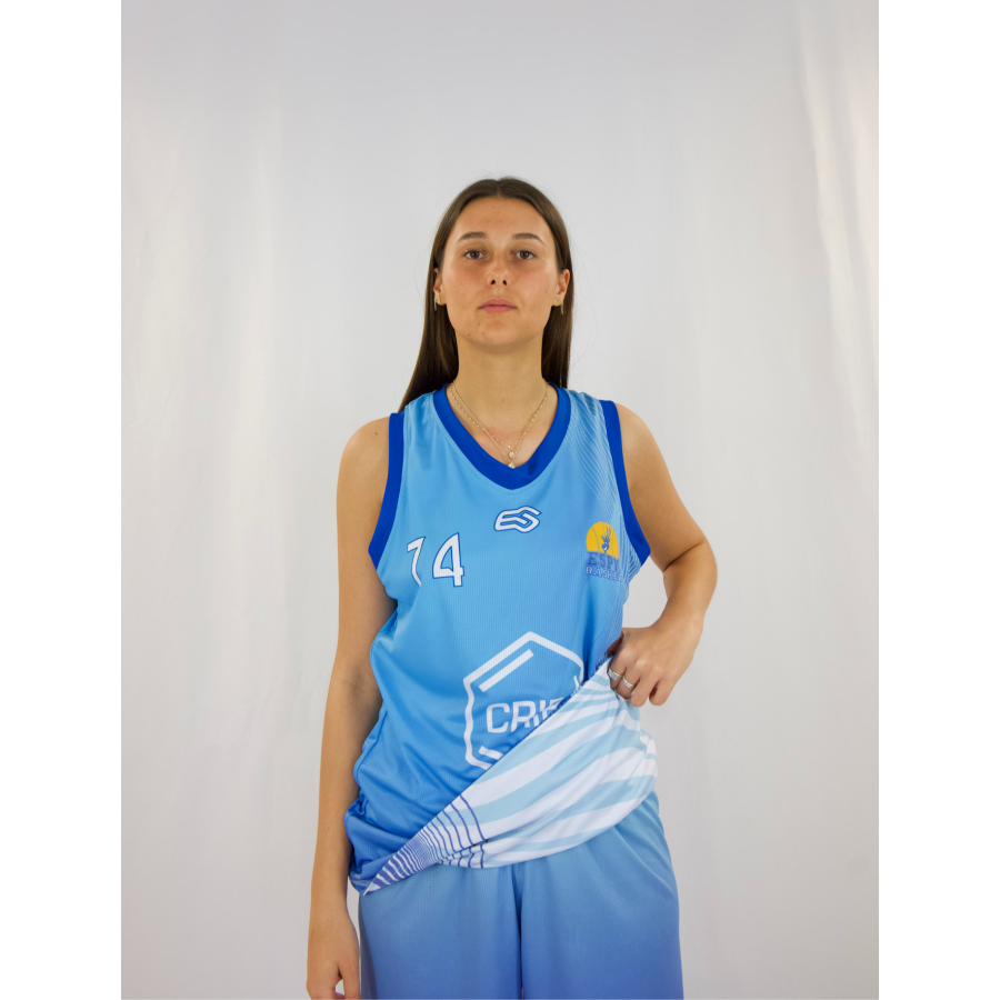 Tenue de basket sublimée réversible
