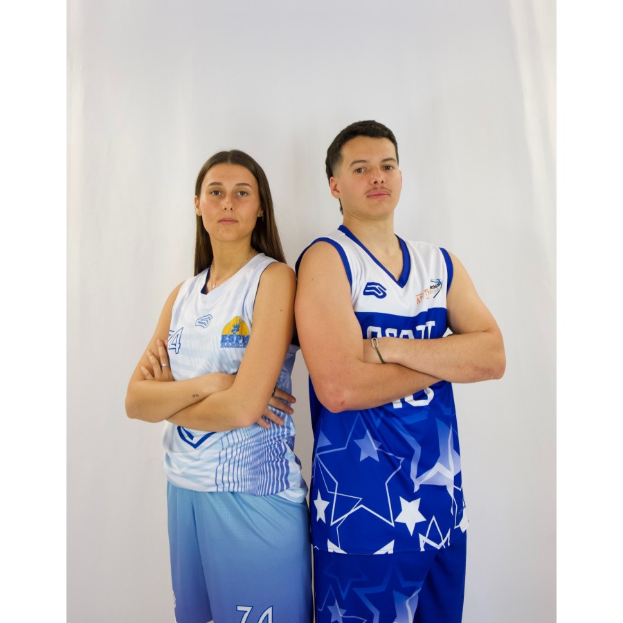 Tenue de basket sublimée réversible