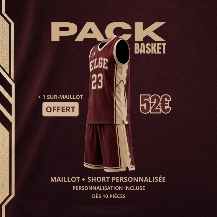 Pack maillot/short + Surmaillot offert