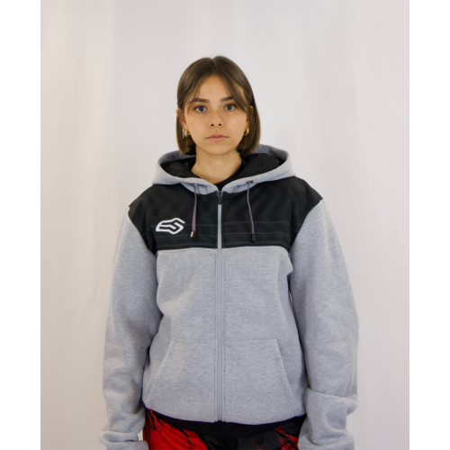 Veste à capuche molleton
