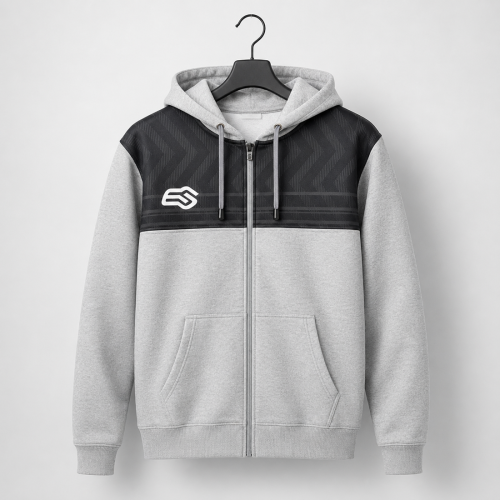 Veste à capuche molleton