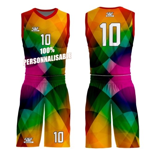MAILLOT ET SHORT DE BASKET SUBLIMÉ