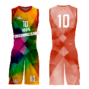 MAILLOT ET SHORT DE BASKET REVERSIBLE SUBLIMÉ